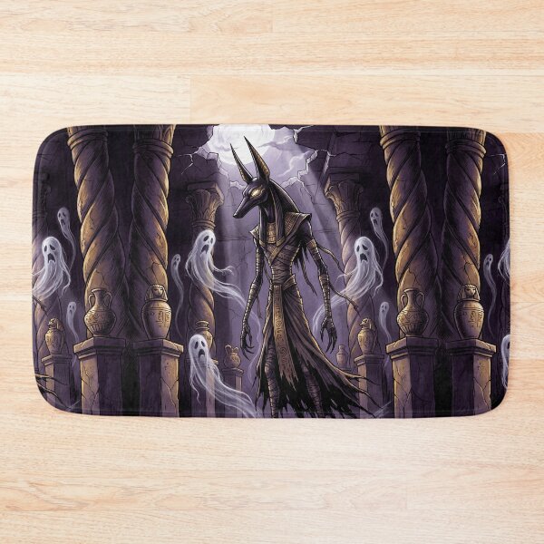 Item preview, Anubis Gothic Tomb Ancient Egyptian God Gothic style illustration designed and sold by Vintage Designs +.