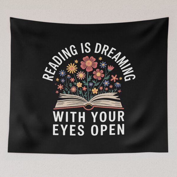 Item preview, Reading Is Dreaming With Your Eyes Open Book Lover Relaxed designed and sold by HollyTrina1.