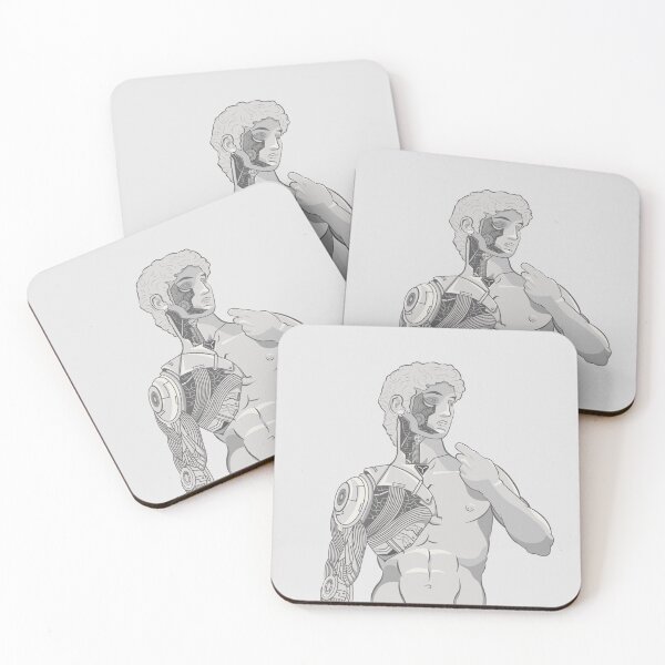 Item preview, Neo-David: Renaissance Cyborg Statue designed and sold by Studio_88.