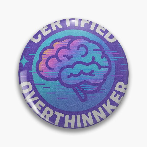 Item preview, Vaporwave Certified Overthinker Club Sticker designed and sold by rohankumar7.