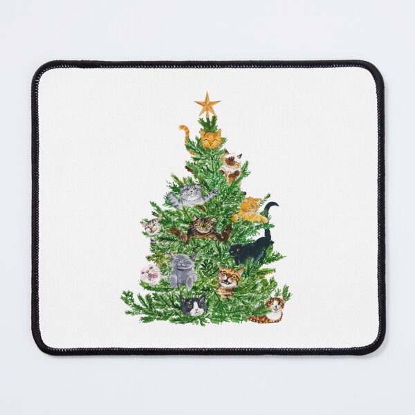 Item preview, Cat Christmas Tree designed and sold by SnorkleSupply.