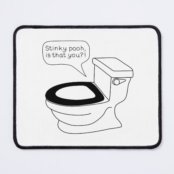 Item preview, Funny bathroom art, Smelly Toilet Humor, Smelly Odour Reaction, Quirky Bathroom Decor, Bathroom Humor designed and sold by Stick People Designs.