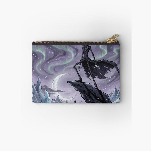 Item preview, Vampire in Iceland Tundra next to an Aurora illustration gothic vampire art designed and sold by Vintage Designs +.