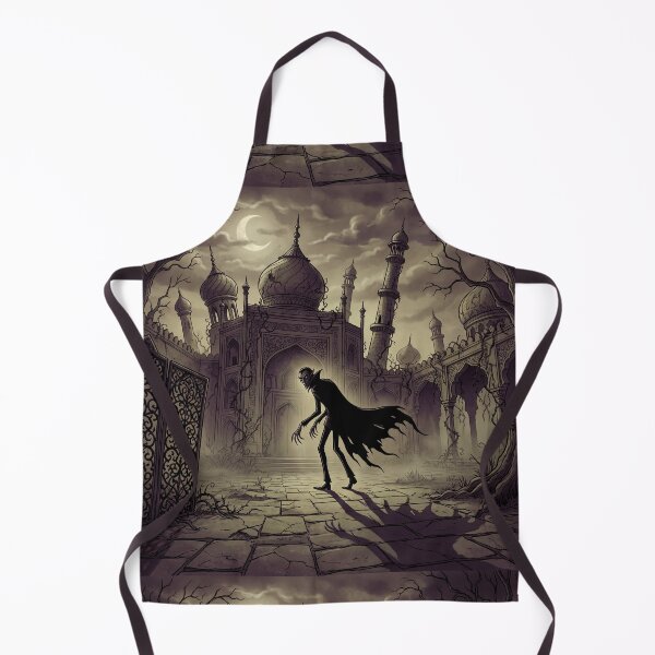 Item preview, Indian Vampire Palace illustration gothic vampire art designed and sold by Vintage Designs +.