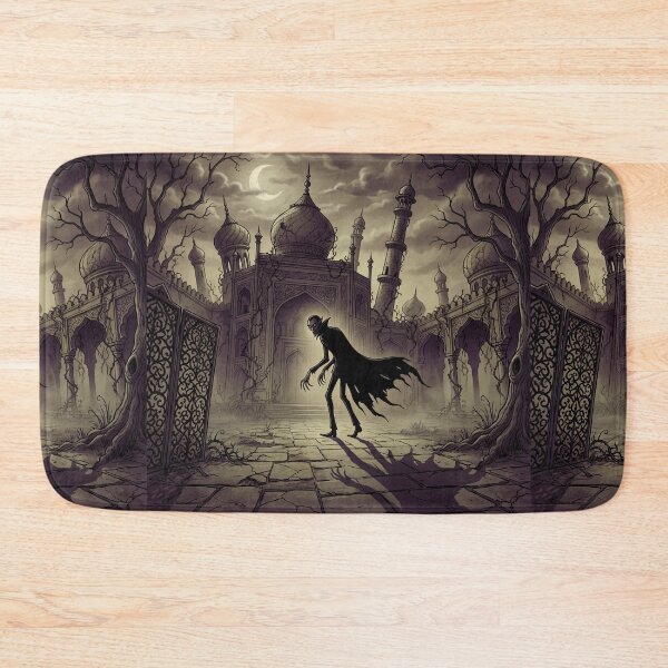 Item preview, Indian Vampire Palace illustration gothic vampire art designed and sold by Vintage Designs +.