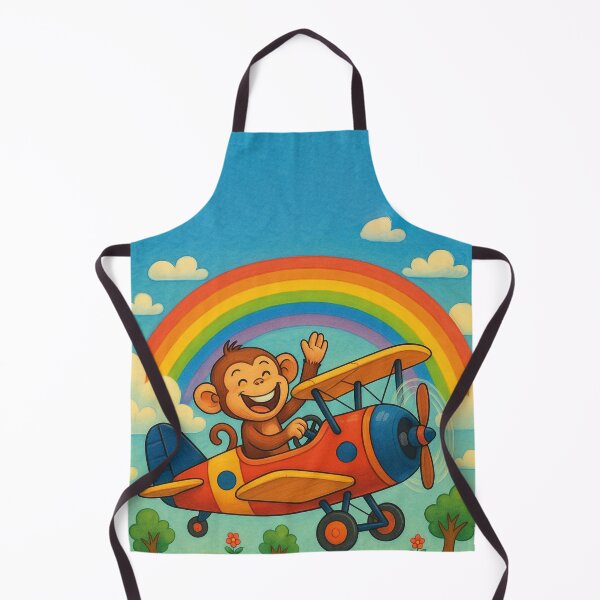 Item preview, funny monkey on the plane designed and sold by Mauswohn.