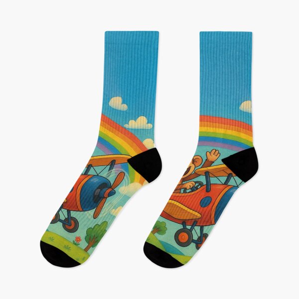 Item preview, funny monkey on the plane designed and sold by Mauswohn.