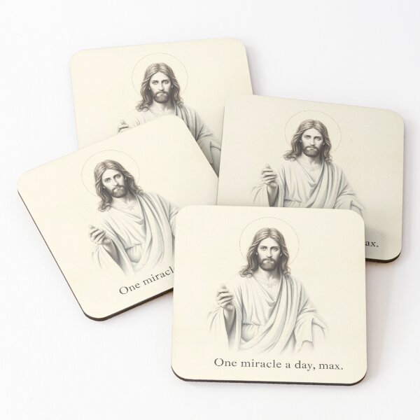 Item preview, ONE MIRACLE A DAY, MAX! JESUS designed and sold by InFaithWeTrust.
