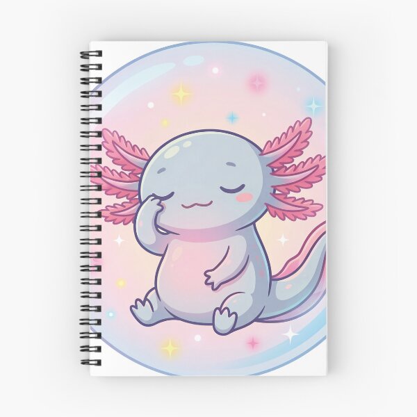 Item preview, Drowsy Axolotl Sticker designed and sold by homybear.
