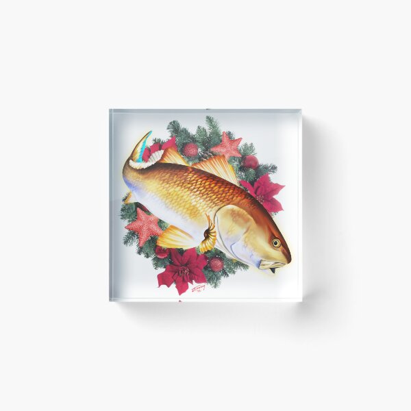 Artikelvorschau, Red Drum Weihnachten entworfen und verkauft von Color4Nature.