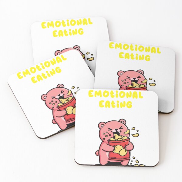 Item preview, Emotional eating Cute bear snacks lovers designed and sold by Joneeisfunny.