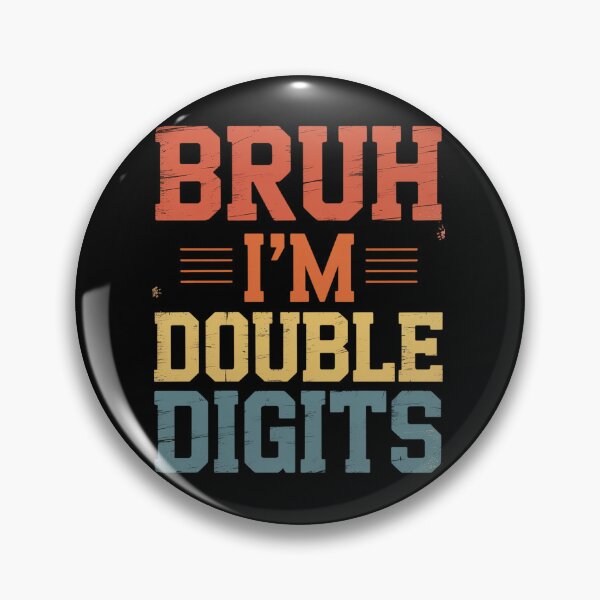Item preview, Bruh I'M Double Digits 10Th Birthday designed and sold by DianaStantzo.
