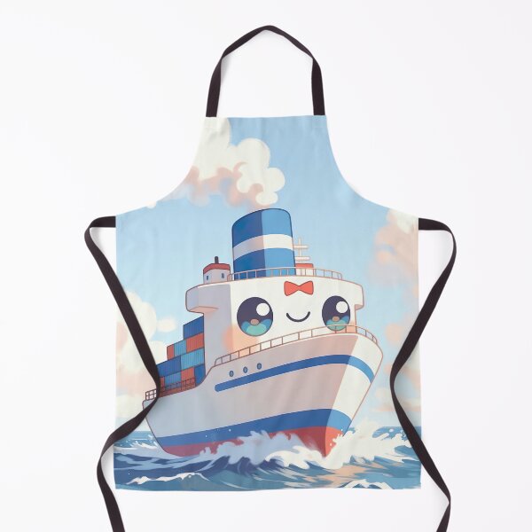Artikelvorschau, Kawaii Cruise Ship – Cute Smiling Ocean Liner entworfen und verkauft von NordseeSteel.