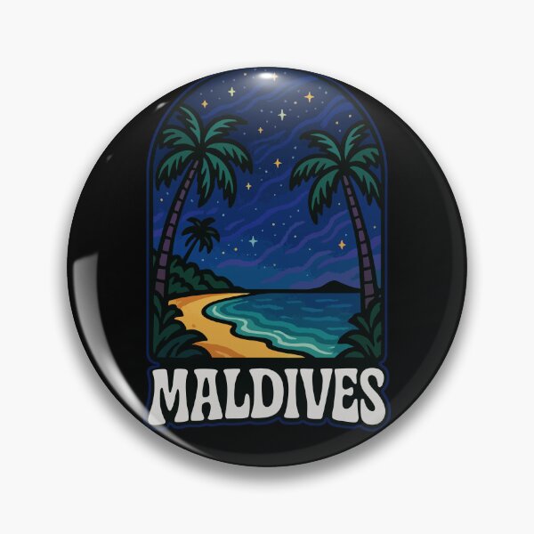 Item preview, Maldives Beach Night Travel designed and sold by TomFrontierArt.