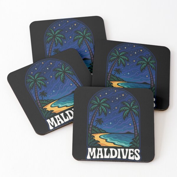 Item preview, Maldives Beach Night Travel designed and sold by TomFrontierArt.