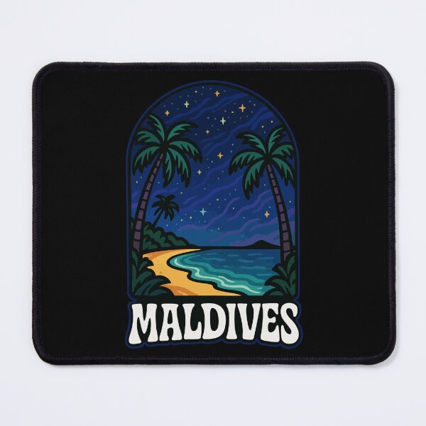 Item preview, Maldives Beach Night Travel designed and sold by TomFrontierArt.