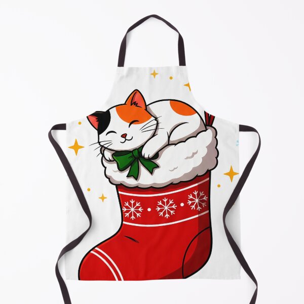 Item preview, Calico Cat in Stocking – “Merry Dream Much” Cozy Christmas Design designed and sold by meesub.