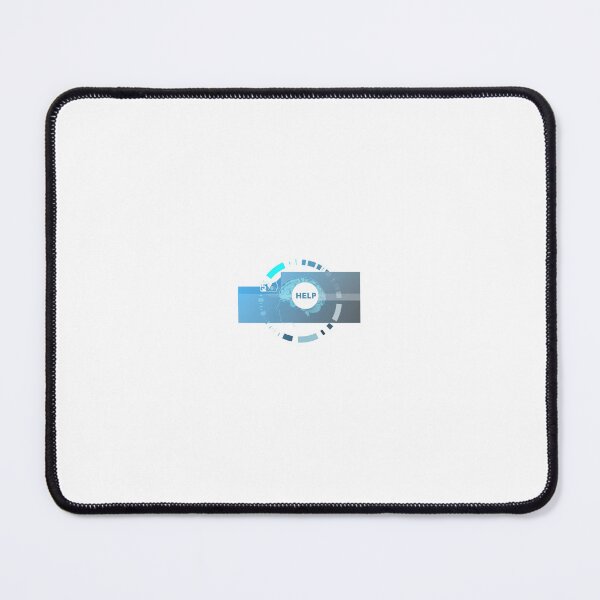 Item preview, A digital brain icon with 5% charge and a “Help” button designed and sold by STICKERS FOR SALE NOW.