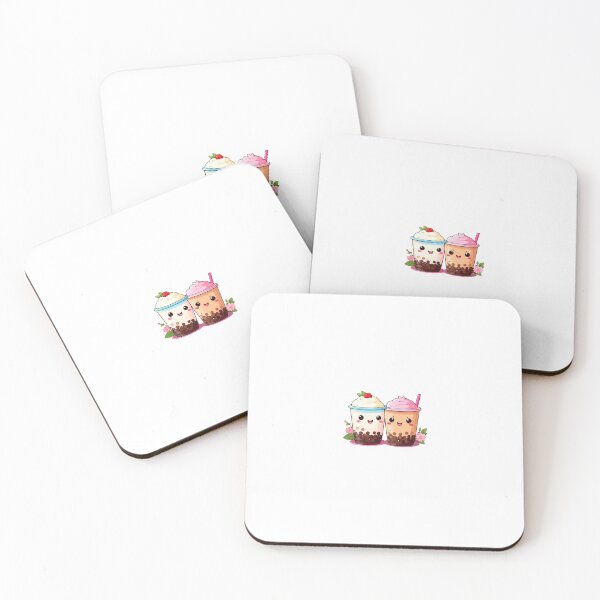 Item preview, Kawaii-style bubble tea cups with faces and different moods designed and sold by STICKERS FOR SALE NOW.