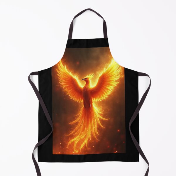 Item preview, Phoenix Rising in Fiery Aura – Rebirth & Energy Flame Art designed and sold by OhmAuraArt.