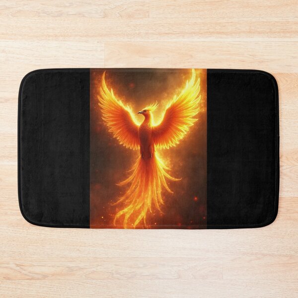 Item preview, Phoenix Rising in Fiery Aura – Rebirth & Energy Flame Art designed and sold by OhmAuraArt.