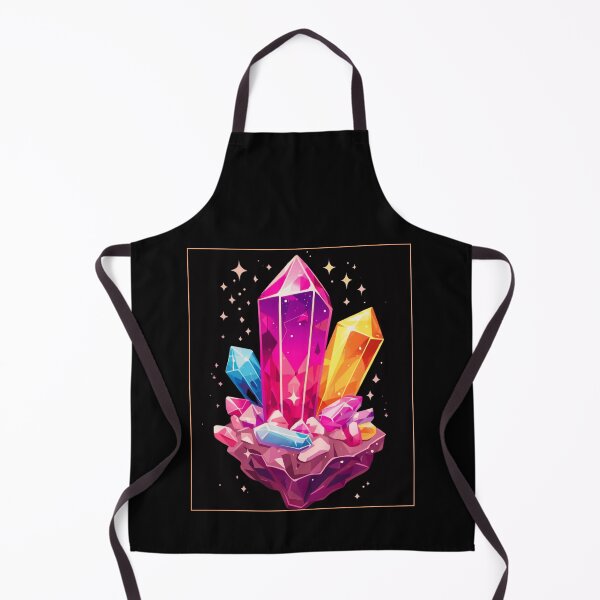 Item preview, Mystical Pop Cartoon Crystals ver 2 – Amethyst, Rose Quartz & Citrine Aura Design designed and sold by CosmicNook1.