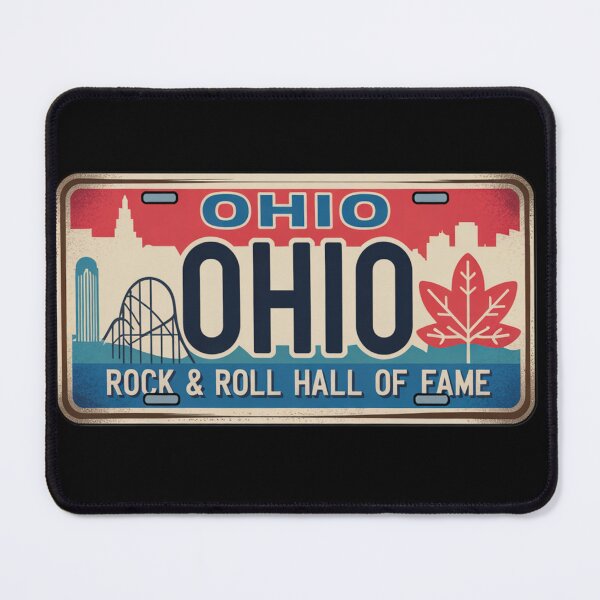 Item preview, Ohio Americana Inspired License Plate designed and sold by The Souvenir Dept..