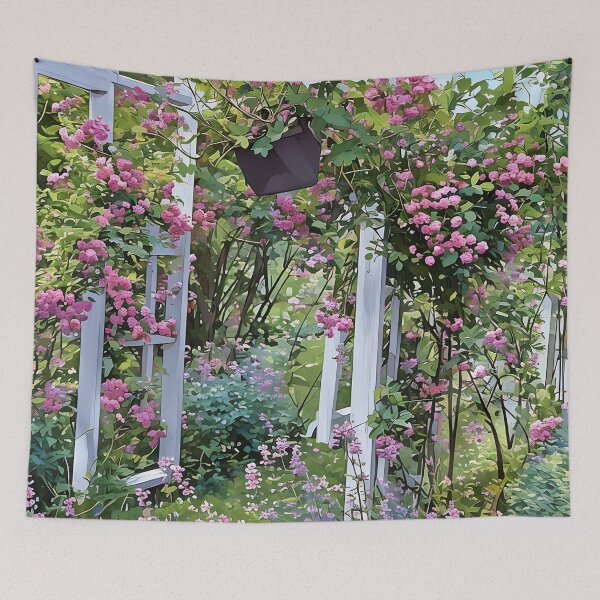 Item preview, A Garden of Climbing Roses designed and sold by tomorrowsart.