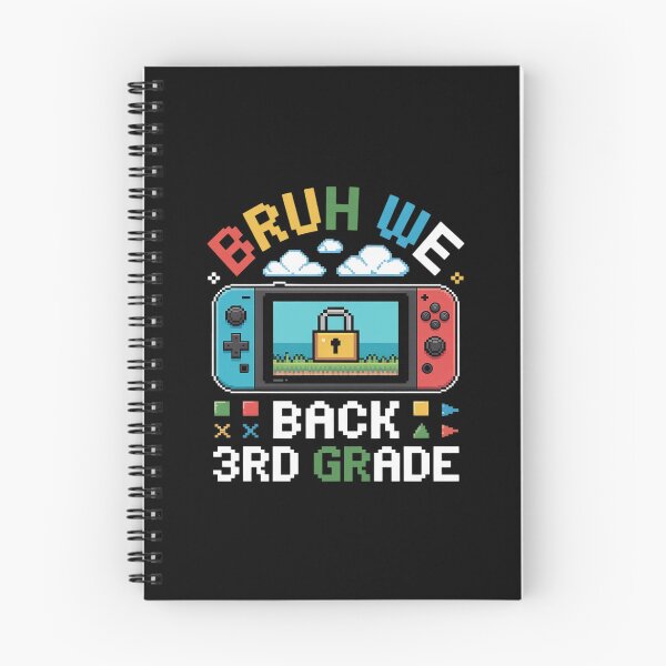 Item preview, Bruh We Back 3rd Graders Back to School Video Game Boys Kids  designed and sold by THagBlue.