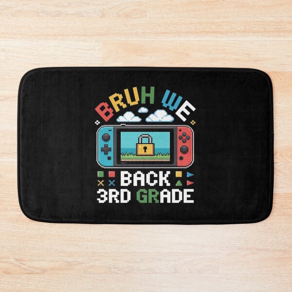 Item preview, Bruh We Back 3rd Graders Back to School Video Game Boys Kids  designed and sold by THagBlue.