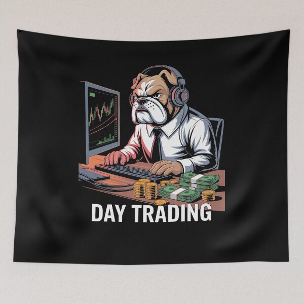 Artikelvorschau, Daytrading-Händler bei Bulldog Finance entworfen und verkauft von RayhendersonArt.