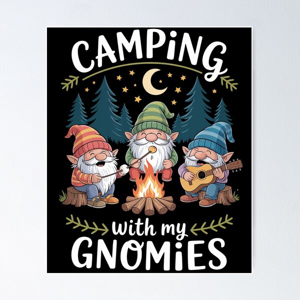 Item preview, Camping With My Gnomies designed and sold by DianaStantzo.