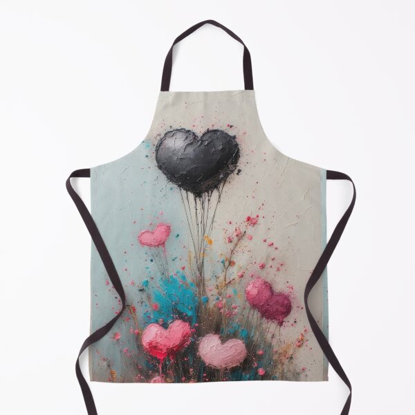 Item preview, Black heart and pink balloon love designed and sold by Mianku | Für das Leben.