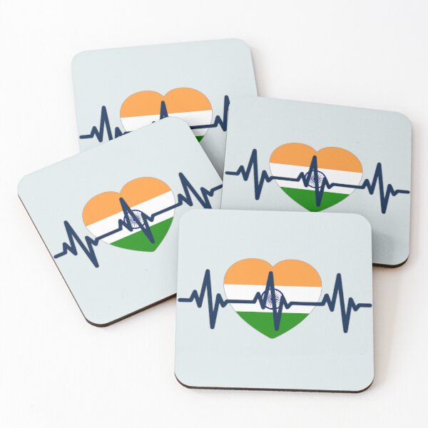 Item preview, Heartbeat of India – Patriotic Heart Design designed and sold by mashmosh.