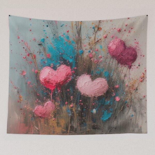 Item preview, Black heart and pink balloon love designed and sold by Mianku | Für das Leben.