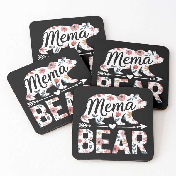 Item preview, Cute Mema Bear Floral Flower Family Funny Mothers Day  designed and sold by InspiredFoul.