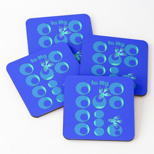 Item preview, Bubbles and Blue Fish (Blue Version) designed and sold by ArtyFridgees.