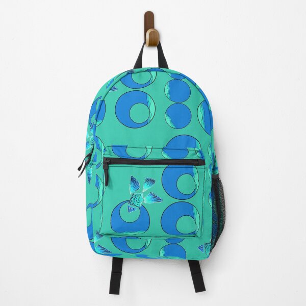 Item preview, Bubbles and blue fish designed and sold by ArtyFridgees.