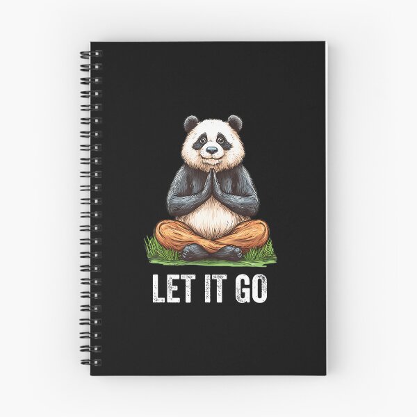 Item preview, Let It Go Panda Doing Yoga Meditation Zen designed and sold by TerryAnnie.
