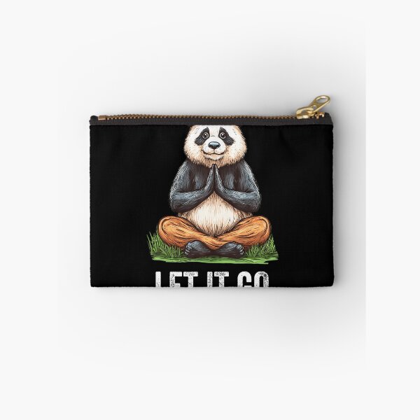 Item preview, Let It Go Panda Doing Yoga Meditation Zen designed and sold by TerryAnnie.