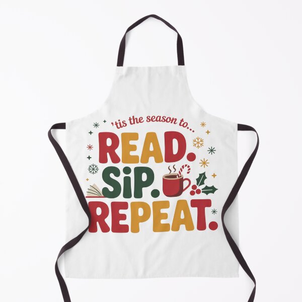 Item preview, Read Sip Repeat Holiday Reading designed and sold by MagicWander.