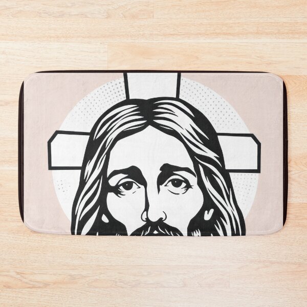 Aperçu de l'œuvre MINIMALIST POP ART CHRIST créée et vendue par InFaithWeTrust.