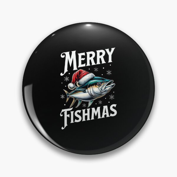 Item preview, Merry Fishmas Christmas Fishing Angler Fishermen Christmas designed and sold by JuneLisa1.