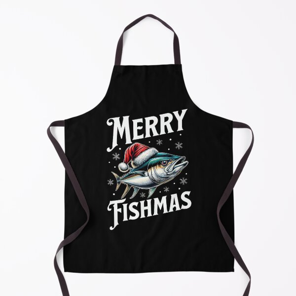 Item preview, Merry Fishmas Christmas Fishing Angler Fishermen Christmas designed and sold by JuneLisa1.
