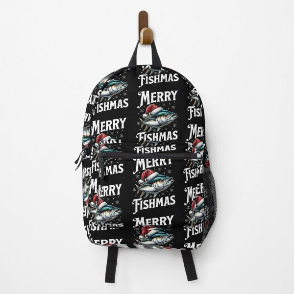 Item preview, Merry Fishmas Christmas Fishing Angler Fishermen Christmas designed and sold by JuneLisa1.