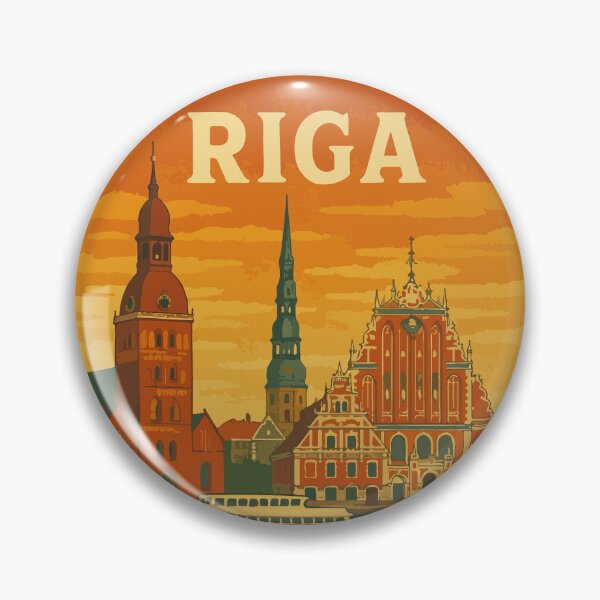Item preview, Riga Travel Souvenir Sticker designed and sold by rogue-design.