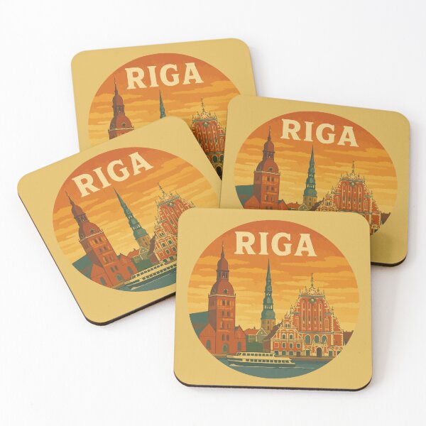 Item preview, Riga Travel Souvenir Sticker designed and sold by rogue-design.
