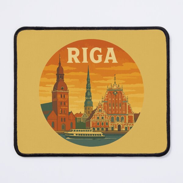 Item preview, Riga Travel Souvenir Sticker designed and sold by rogue-design.