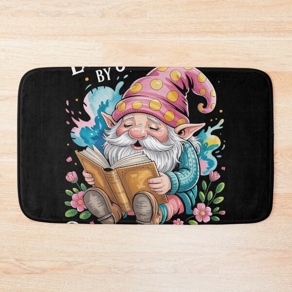 Item preview, Easily Distracted By Books And Gnomes Reading Gnome designed and sold by RayhendersonArt.