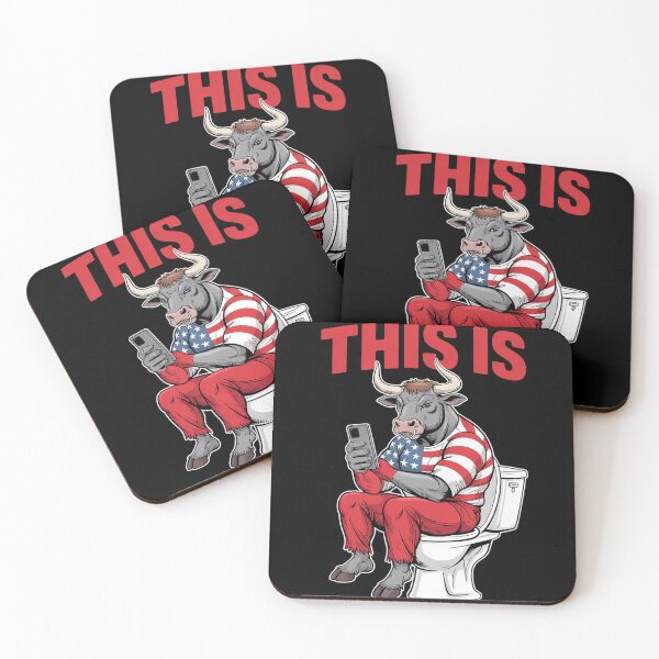 Item preview, This Is Bullsht Funny Cow Toilet Humorous Men Women1  designed and sold by KotexTemu.